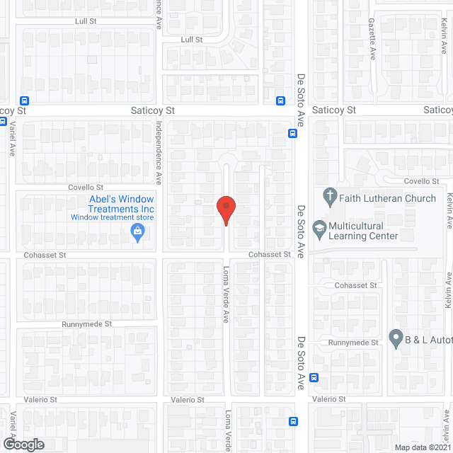 Map of the neighborhood around Triumphant Elderly Care
