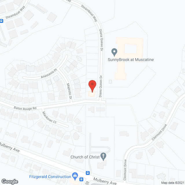 Map of the neighborhood around Pinnacle Elder Group Homes