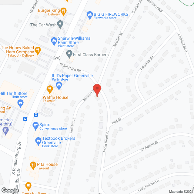 Map of the neighborhood around Oak View Park