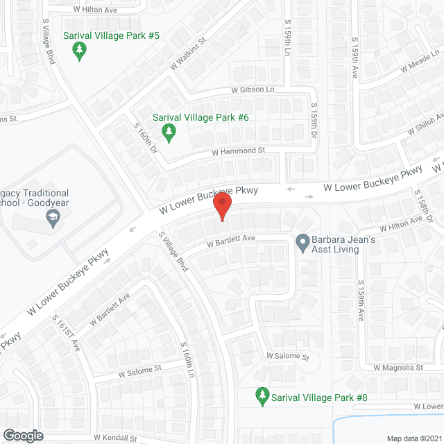 Map of the neighborhood around Harmoni Care