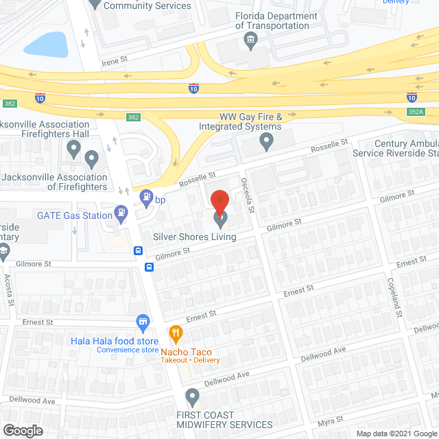 Map of the neighborhood around Better Days Senior Living