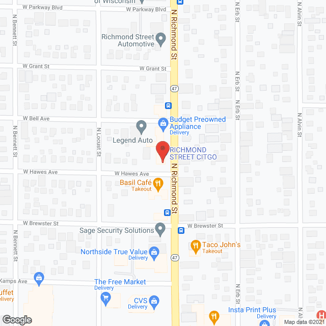 Map of the neighborhood around Genesis Adult Foster Care Home
