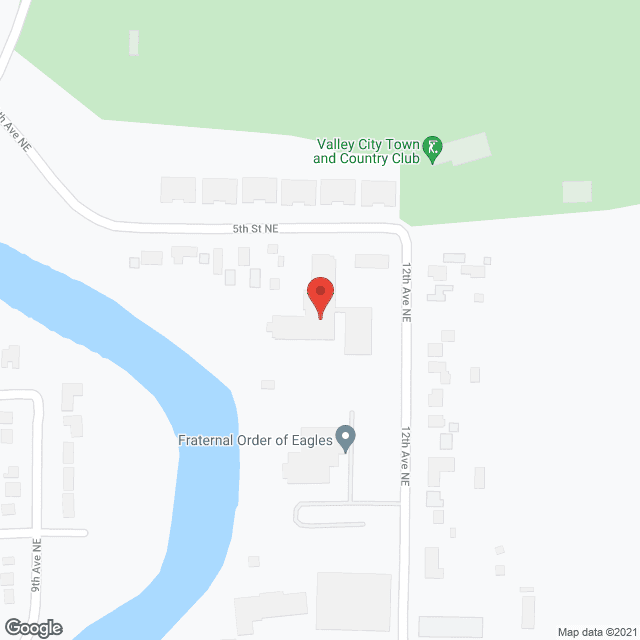 Map of the neighborhood around Bridgeview Estates, Inc.