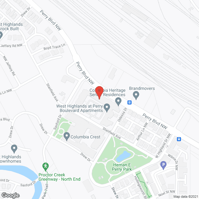 Columbia Heritage Senior Residences in google map