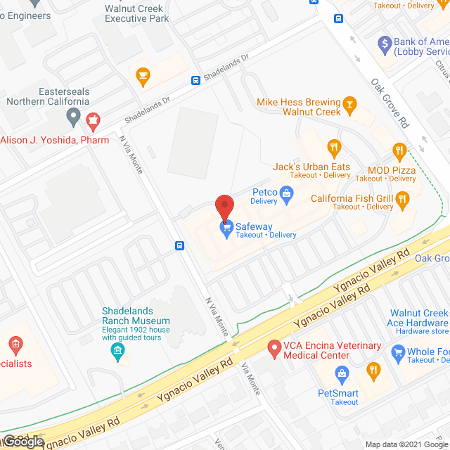 Map of the neighborhood around Viamonte