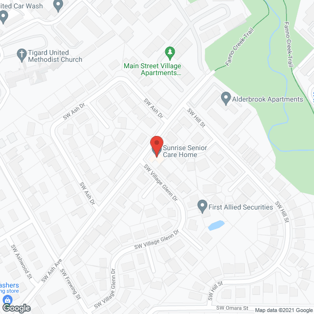 Map of the neighborhood around Nice and Cozy Care Home