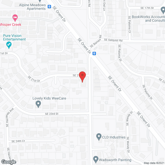 Map of the neighborhood around Senior Haven Care Home