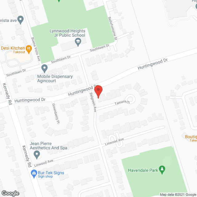 Map of the neighborhood around Bethseda Home (67)