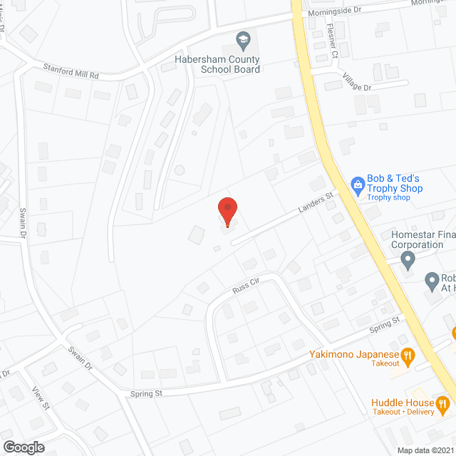 Map of the neighborhood around Graceful Care Senior Living