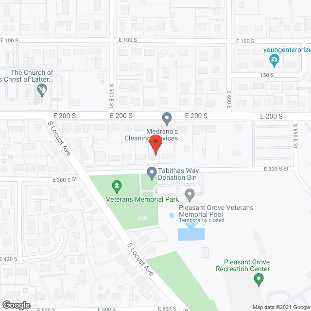 Map of the neighborhood around Park Place of Pleasant Grove