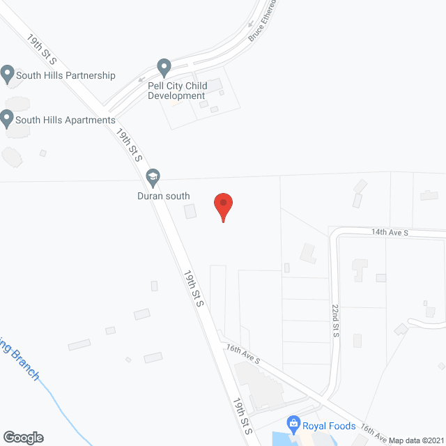 Map of the neighborhood around Col. Robert L. Howard State Veterans Home