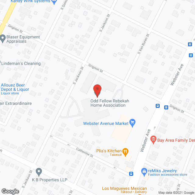 Map of the neighborhood around Heritage Gardens