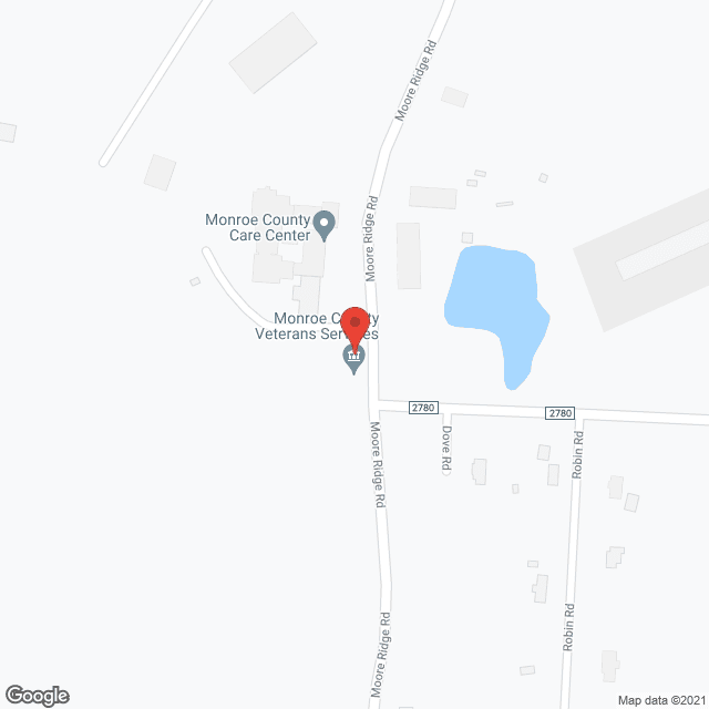Map of the neighborhood around Brandy Woods Assisted Living