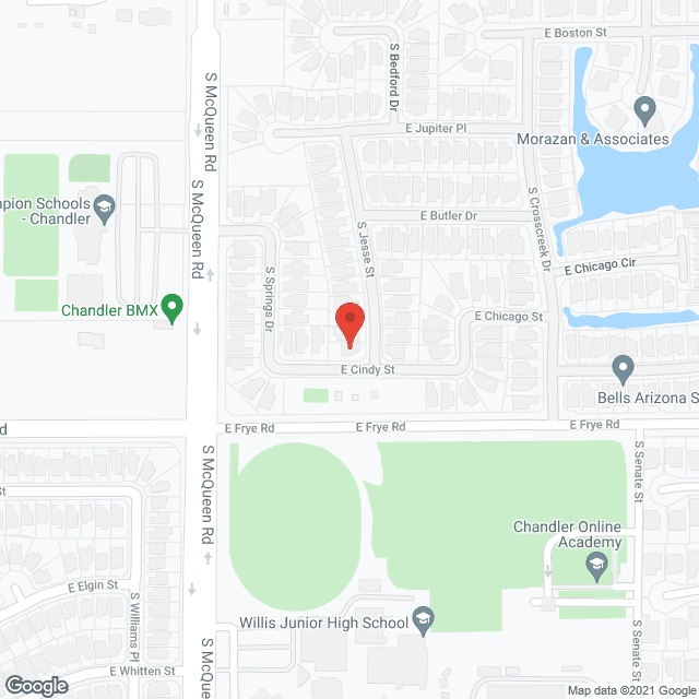 Tender Care Assisted Living in google map