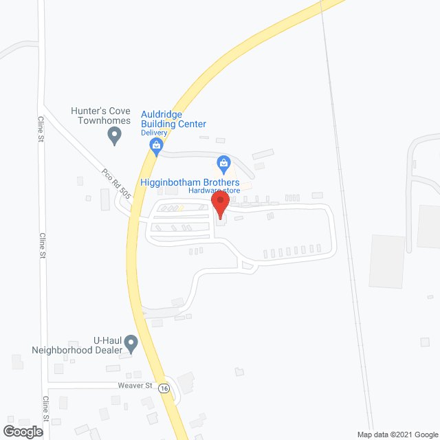 Map of the neighborhood around Eagles Nest Village