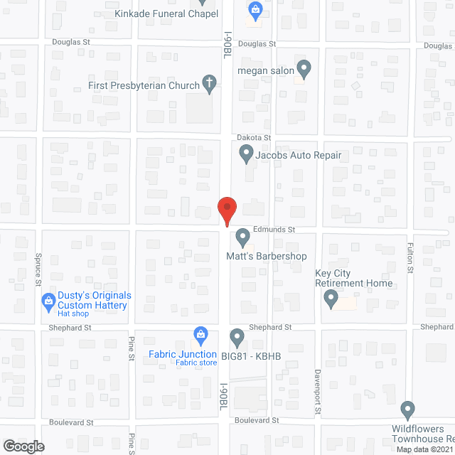 Map of the neighborhood around Aspen Grove Assisted Living