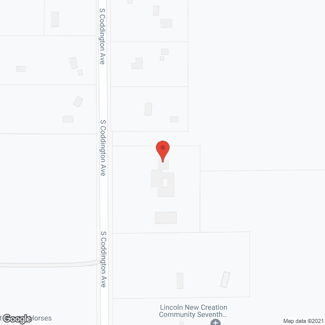 Map of the neighborhood around Independence Houses at Coddington