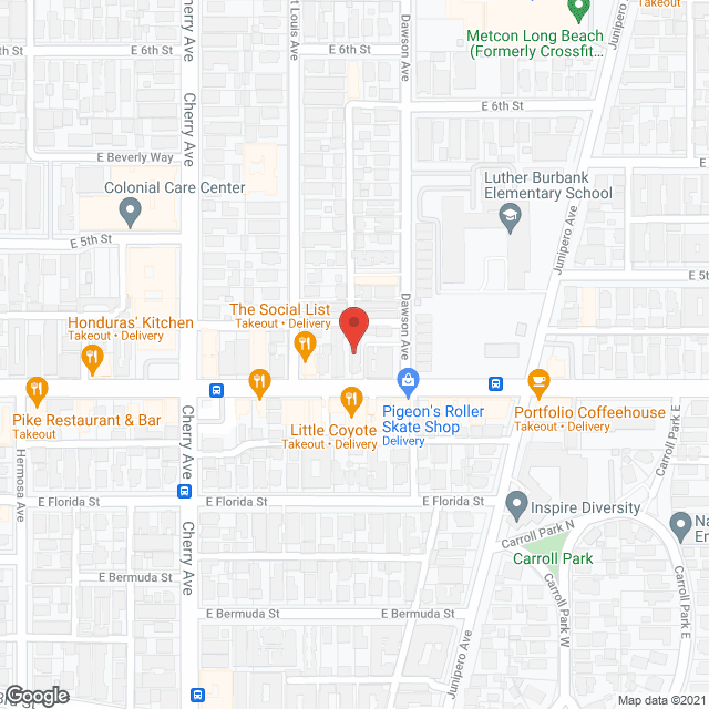 Map of the neighborhood around Alpha Senior Living
