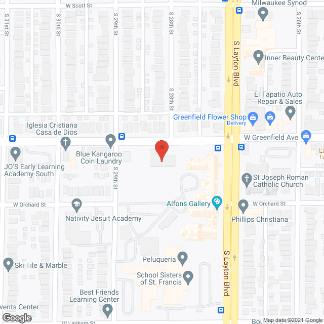 Map of the neighborhood around Maria Linden Senior Living