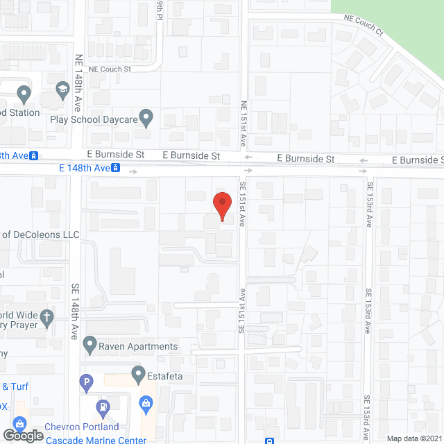 Map of the neighborhood around V and D Adult Care Home