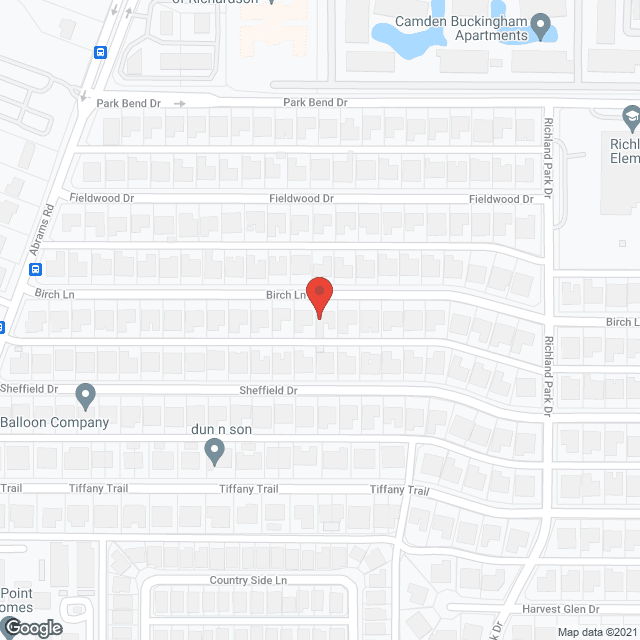 Map of the neighborhood around Guardian Angels Group Home
