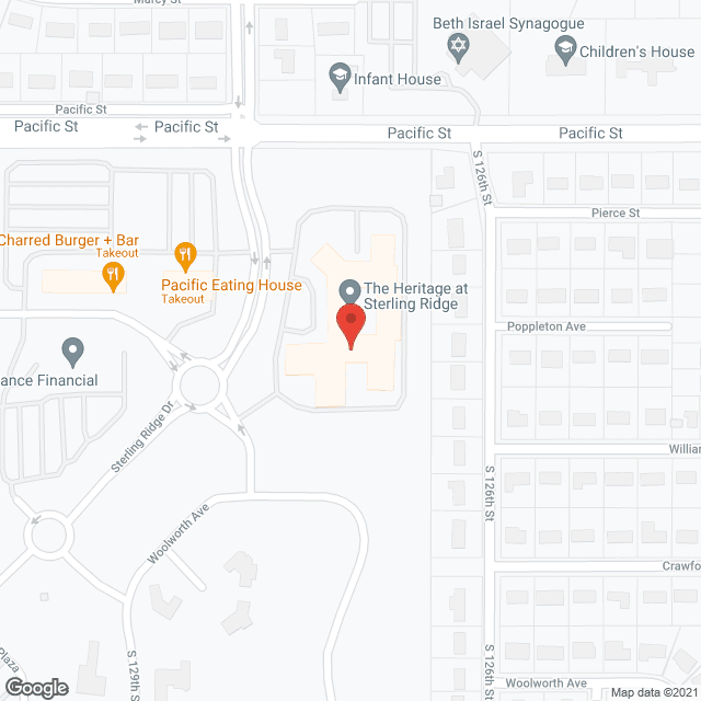 Map of the neighborhood around The Heritage at Sterling Ridge