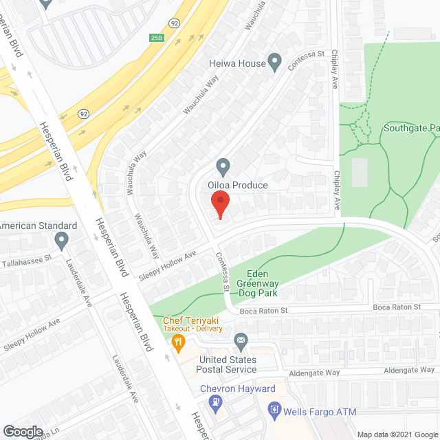 Map of the neighborhood around Julian Family Care Home