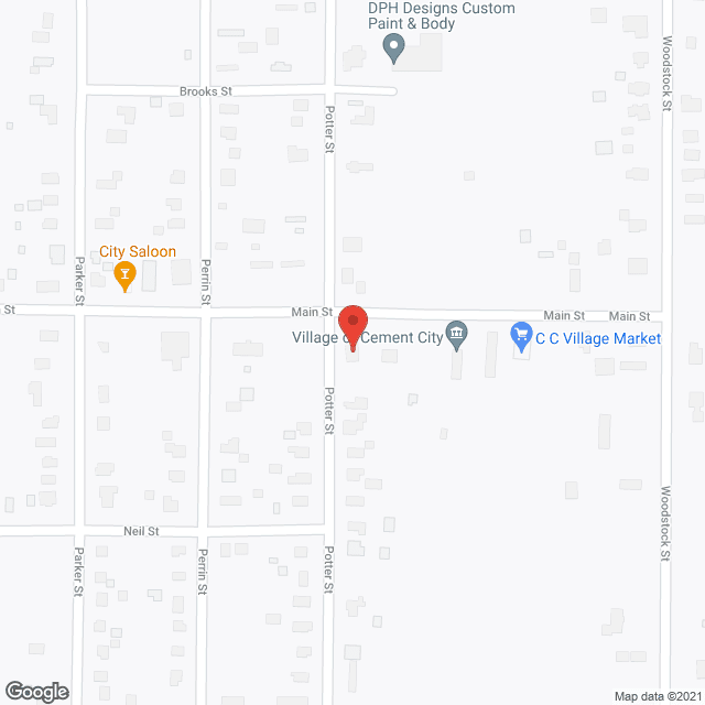Map of the neighborhood around Jacqueline House