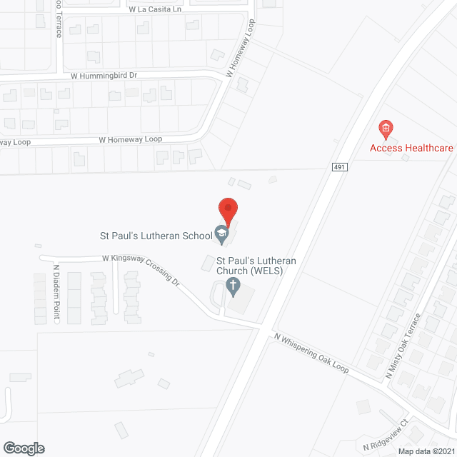 Map of the neighborhood around Kingsway of Beverly Hills