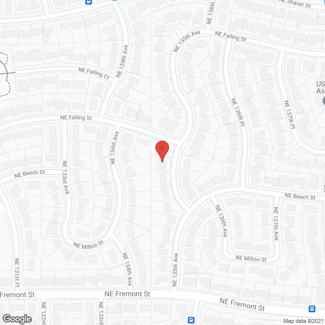 Map of the neighborhood around Masaya Adult Care Home
