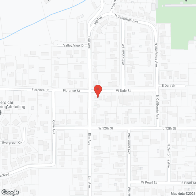 Map of the neighborhood around Sacred Heart Home for Elderly