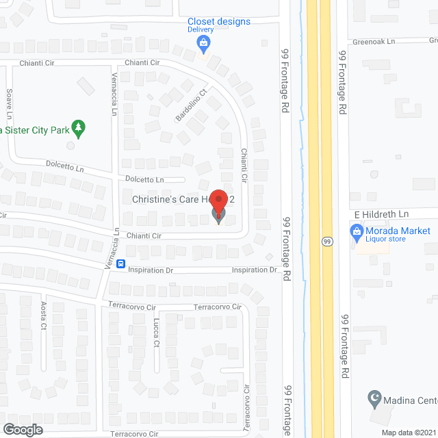 Map of the neighborhood around Christine's Care Home 2