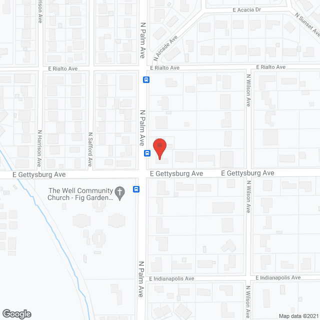 Map of the neighborhood around Tovar Residential Care II