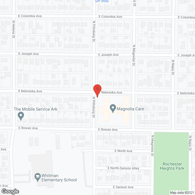 Map of the neighborhood around Magnolia Care Assisted Living