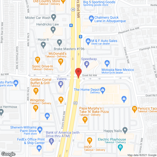 Map of the neighborhood around Bee Hive Homes of Edgewood II