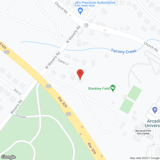 Map of the neighborhood around Salisbury Behavioral Health 2