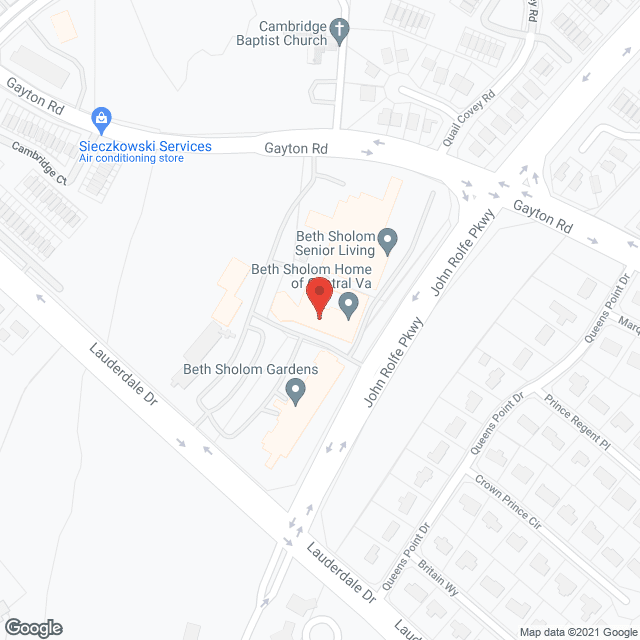 Map of the neighborhood around Parkside Assisted Living, LLC