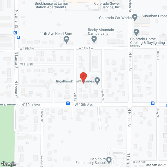 Map of the neighborhood around ASPEN HILLS ASSISTED LIVING