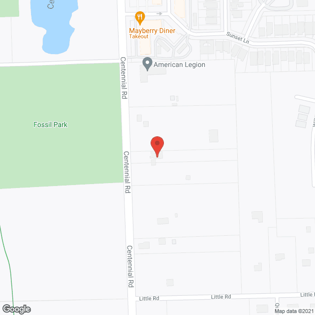 Map of the neighborhood around Serenity Gardens of Sylvania