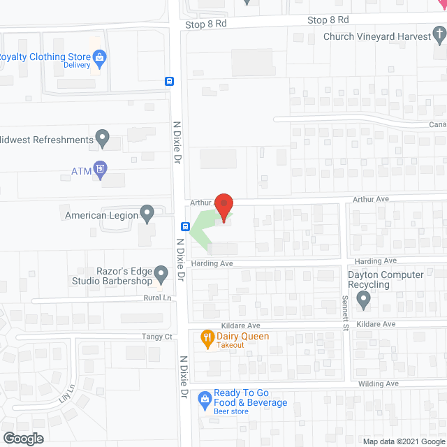 Map of the neighborhood around Life Bridge Living Center, LLC