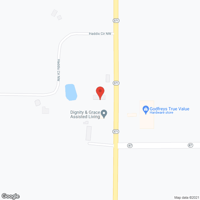 Map of the neighborhood around Dignity and Grace