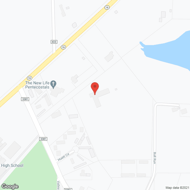 Map of the neighborhood around The Whitestone