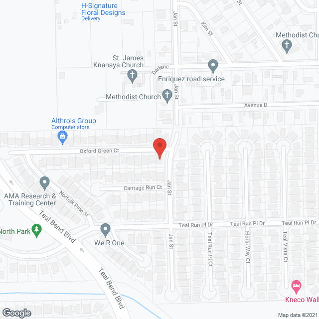 Map of the neighborhood around Flexible Living