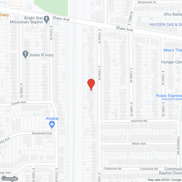 Map of the neighborhood around Miaoshay Manor