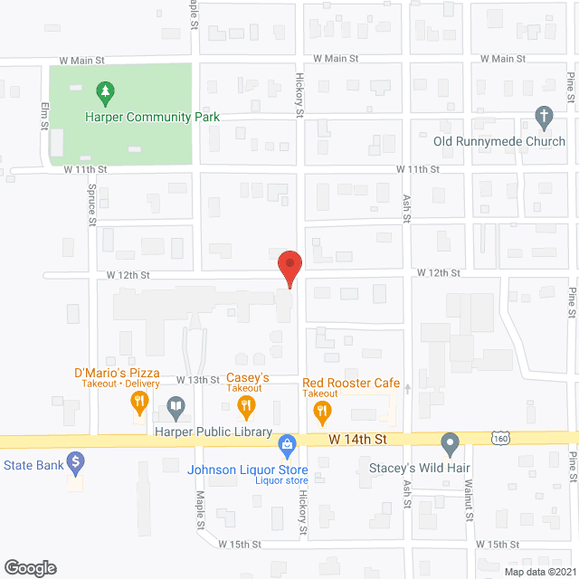 Map of the neighborhood around Heritage Estates Assisted Living