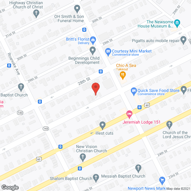 Map of the neighborhood around Heart and Soul I Assisted Living Facility