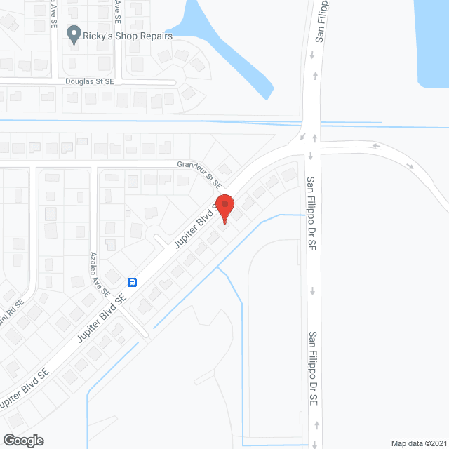 Map of the neighborhood around Living With Joy