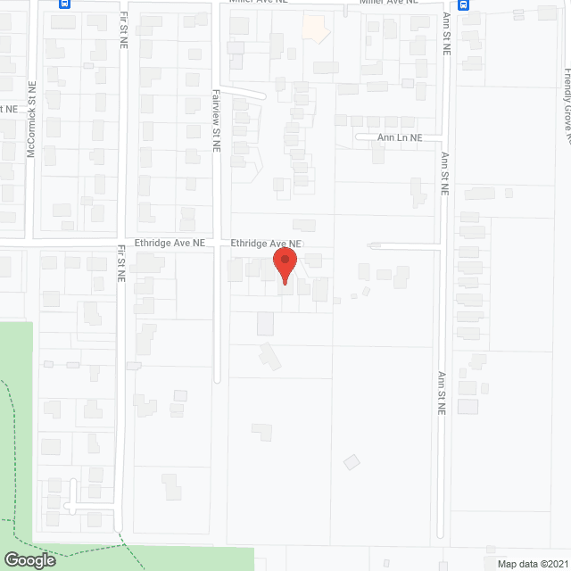 Map of the neighborhood around Park Place Home Care