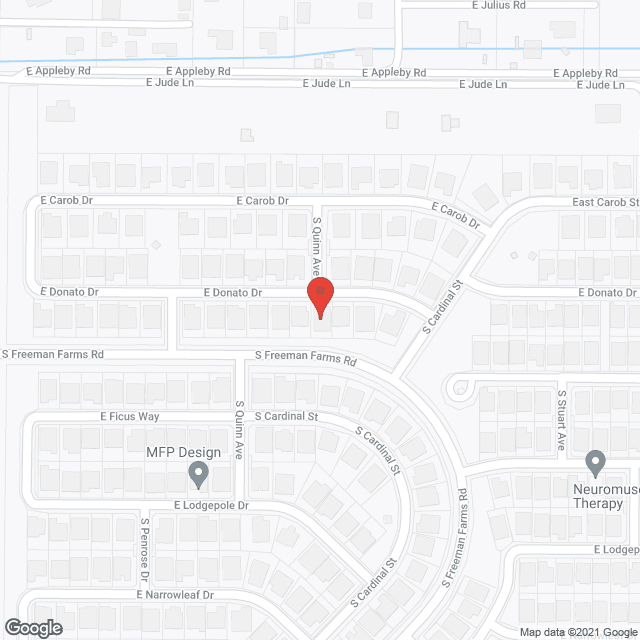 Map of the neighborhood around Caissa Assisted Living Home, Inc