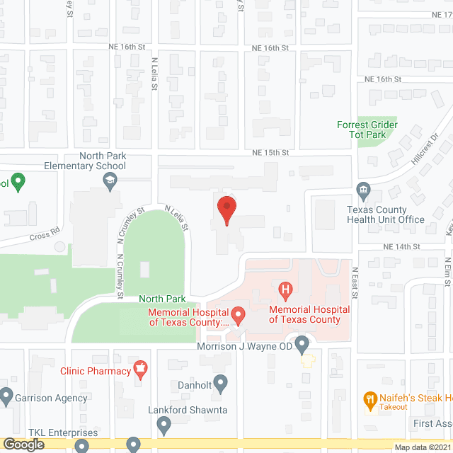 Map of the neighborhood around Heritage Community